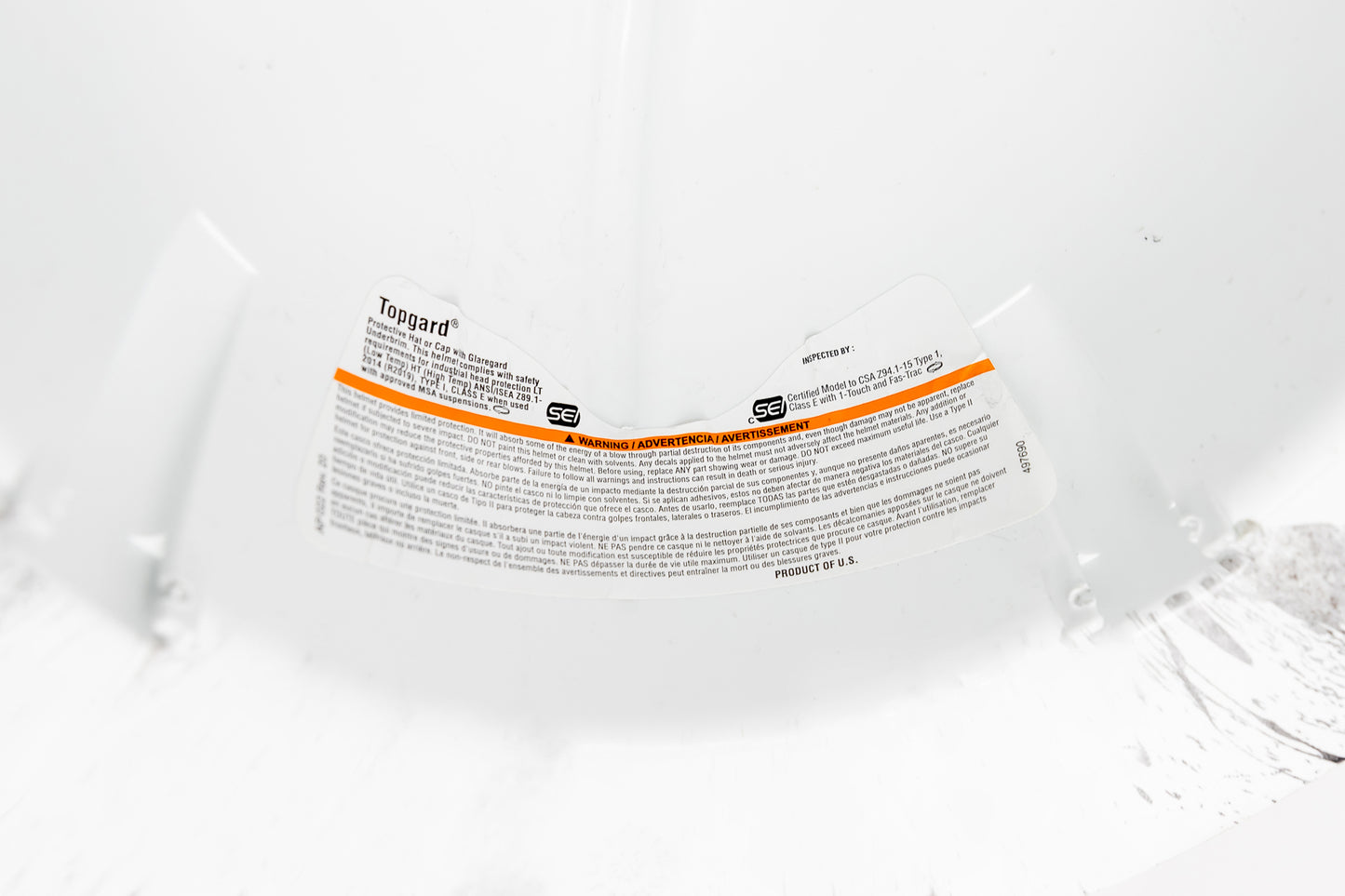 Oil Splatter Hard Hat