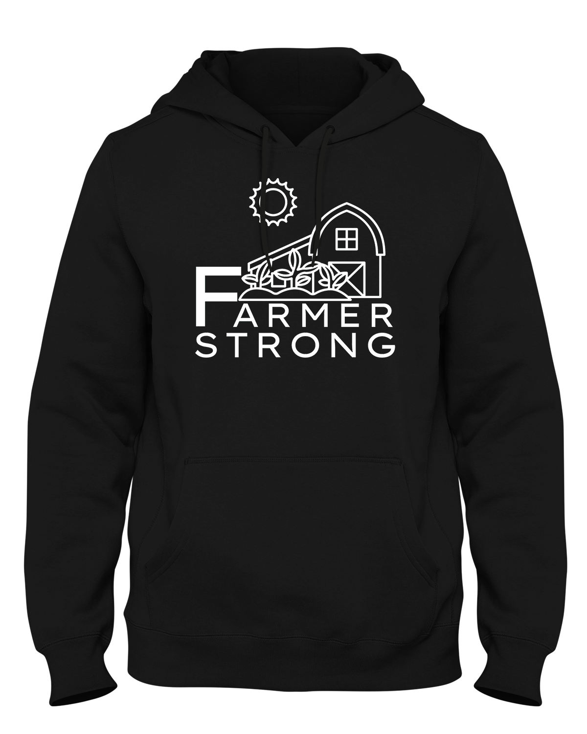 Farmer Strong Barn Hoodie