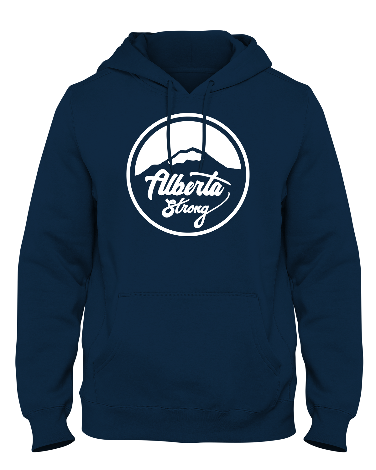Navy Blank Hoodie (Your Choice of Design) (Clearance)