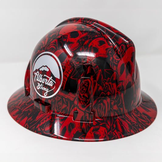 Skulls and Roses Hard Hat