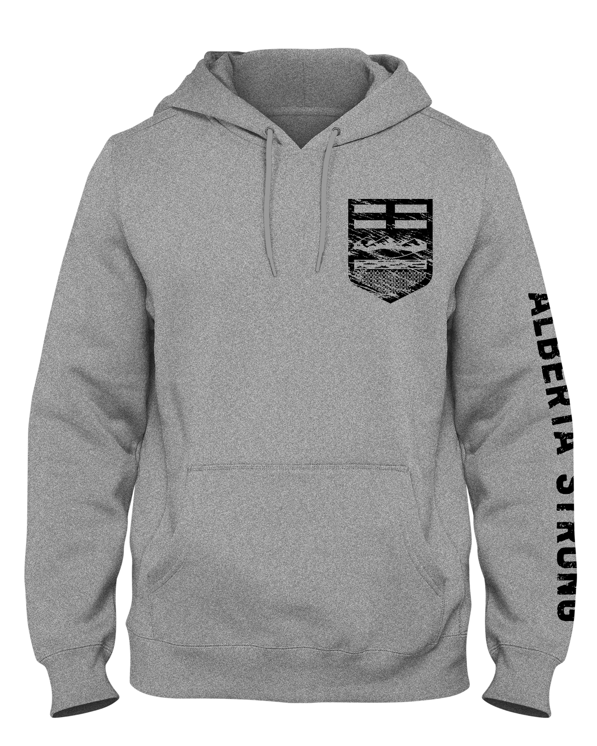 Alberta Crest Chest Hoodie