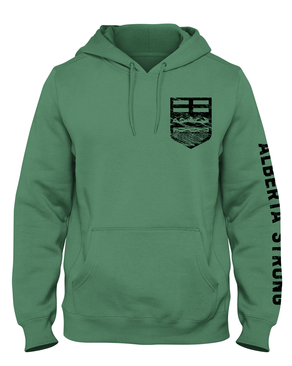 Alberta Crest Chest Hoodie