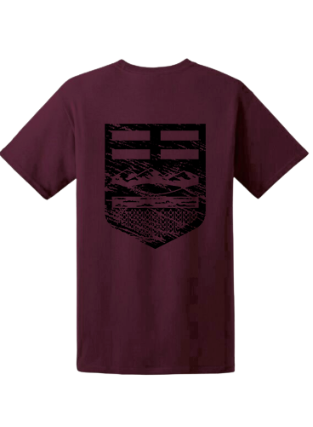 Distressed Crest Tee