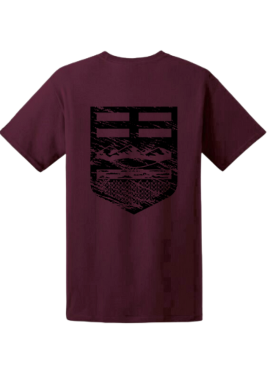 Distressed Crest Tee