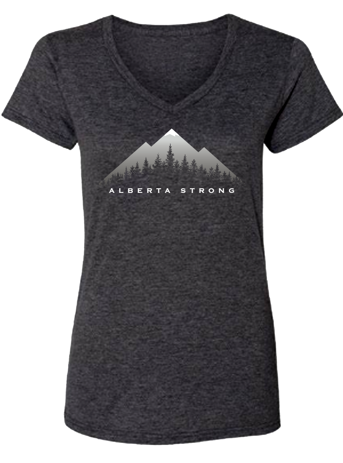 Ghost Mountain Ladies V-neck tee