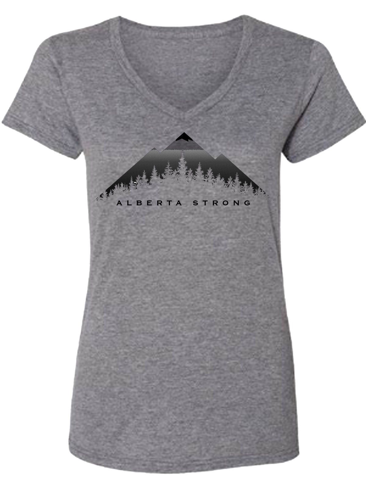 Ghost Mountain Ladies V-neck tee