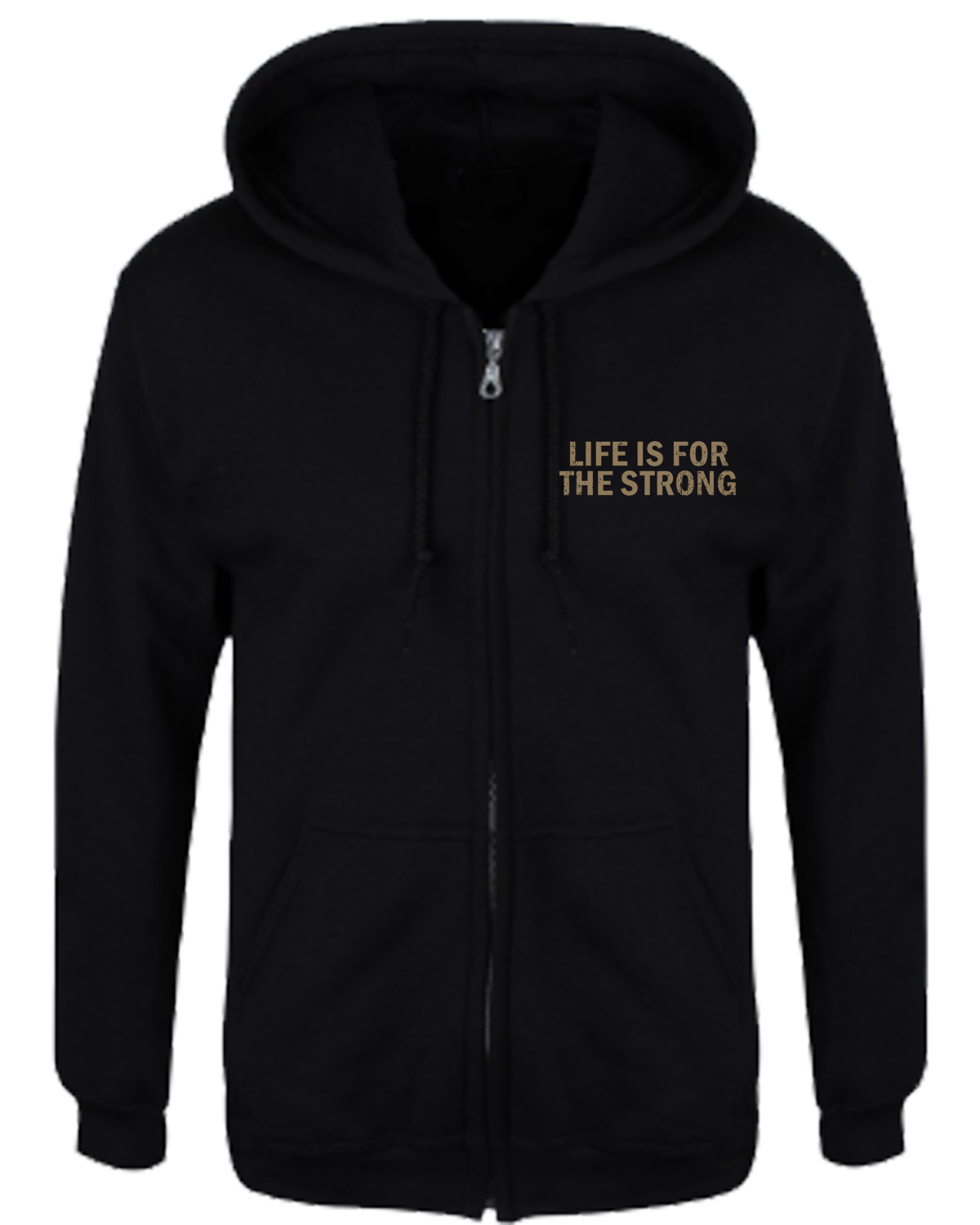 For The Strong Zip-Up Hoodie