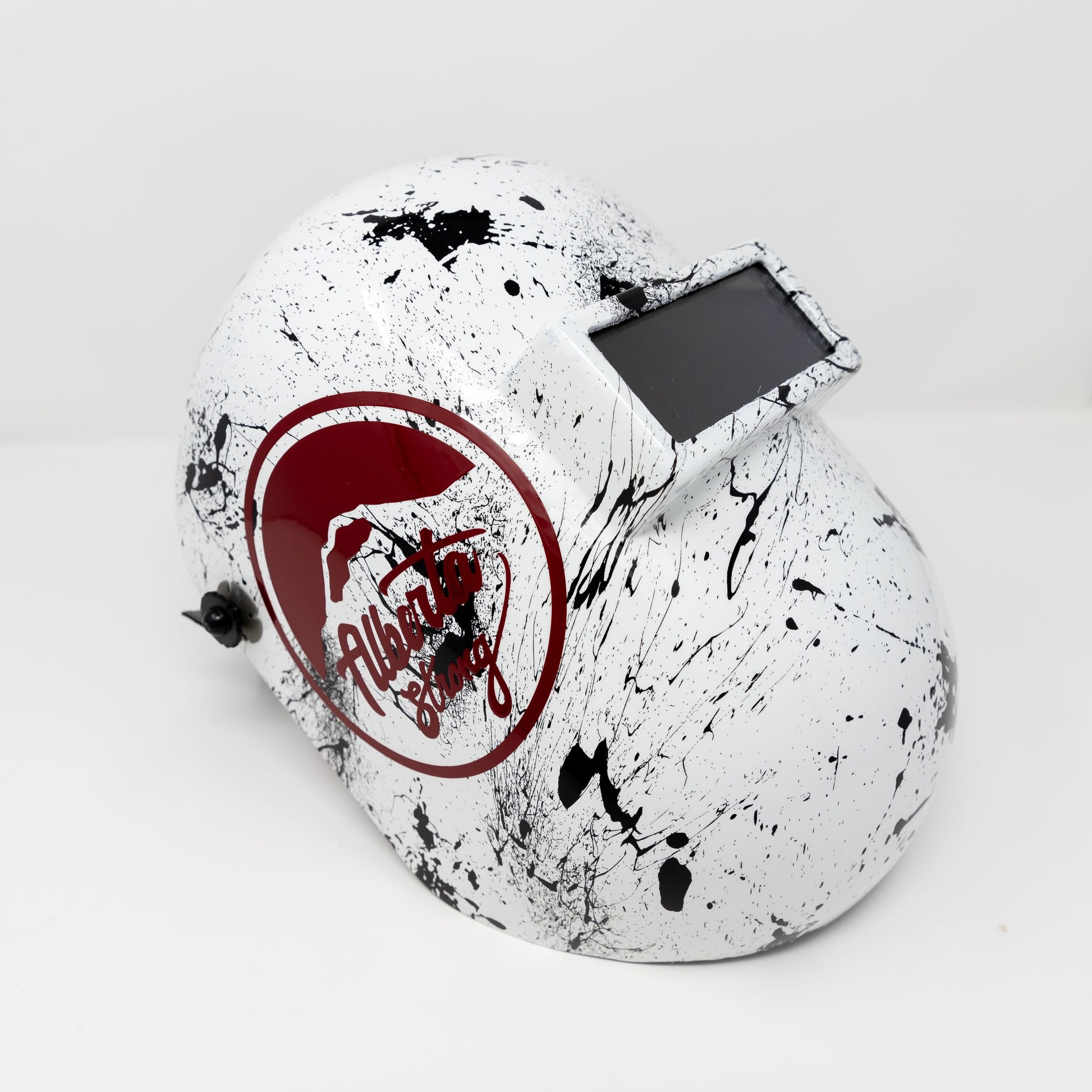 Oil Splatter Pipeliner Honeywell Welding Helmet – Alberta Strong Oil Splatter Pipeliner Honeywell Welding Helmet – Alberta Strong