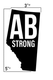 AB Strong Province decal