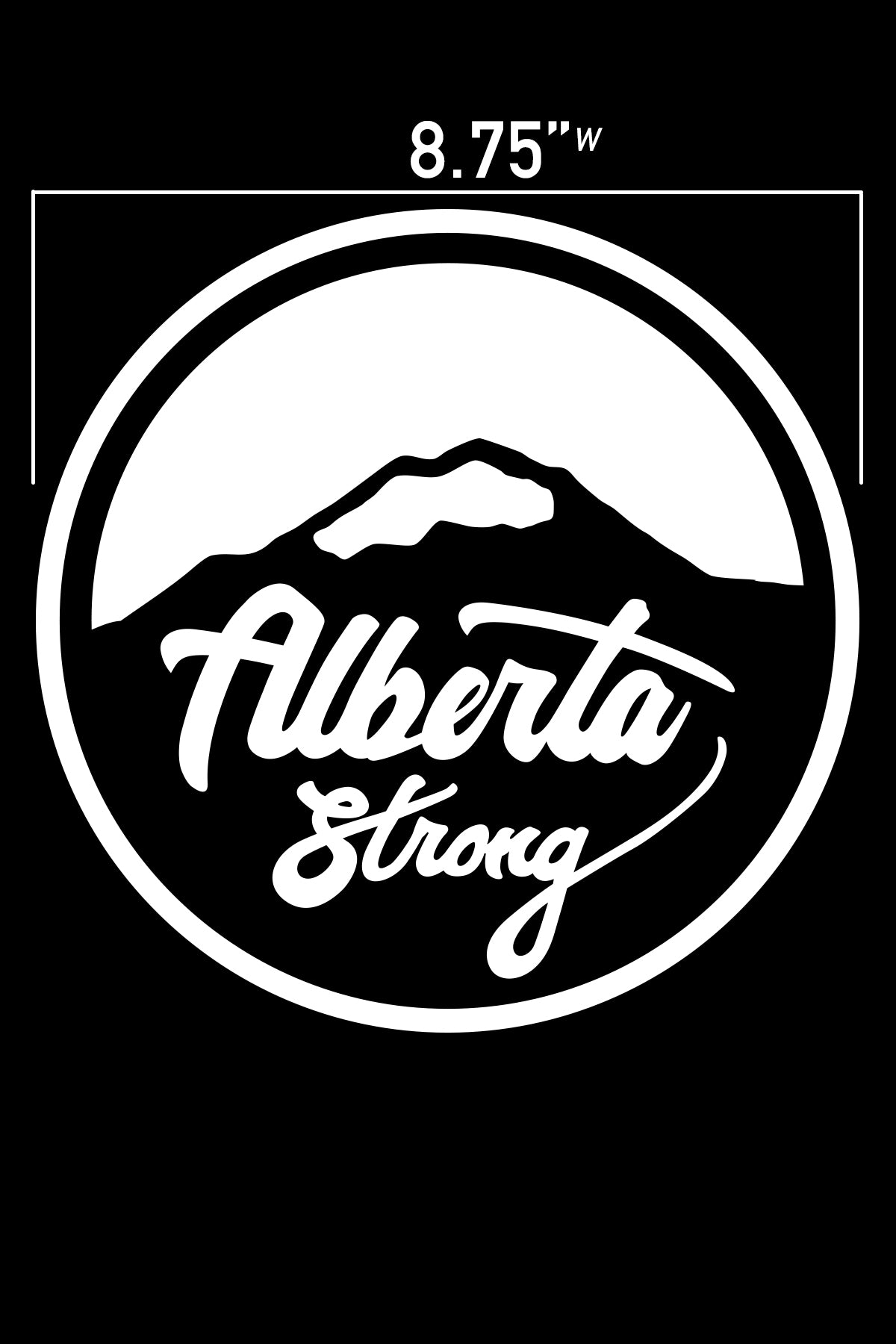 Original logo Decal – Alberta Strong